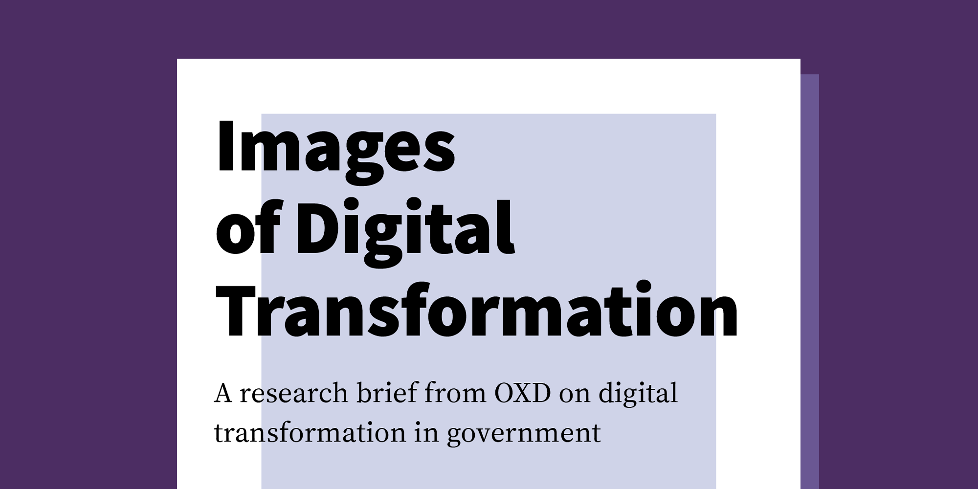 Images of Digital Transformation Research Brief